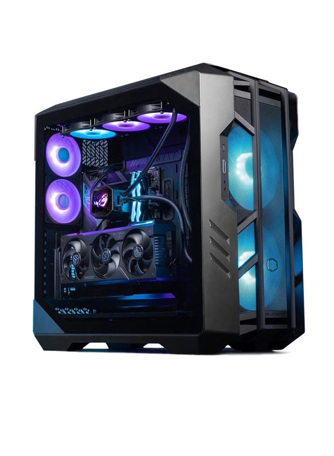Game Sekret Fusion Gaming PC - Intel Core i9-14900K | GeForce RTX 5080 16GB | 32GB DDR5 RAM-1TB NVMe SSD | 360mm w/LCD Liquid Cooler-Z790 MB-1000W Platinum PSU | WiFi-Bluetooth-Windows 11 Pro | Game Sekret Desktop Computer | 1 Year Warranty black - Image 1